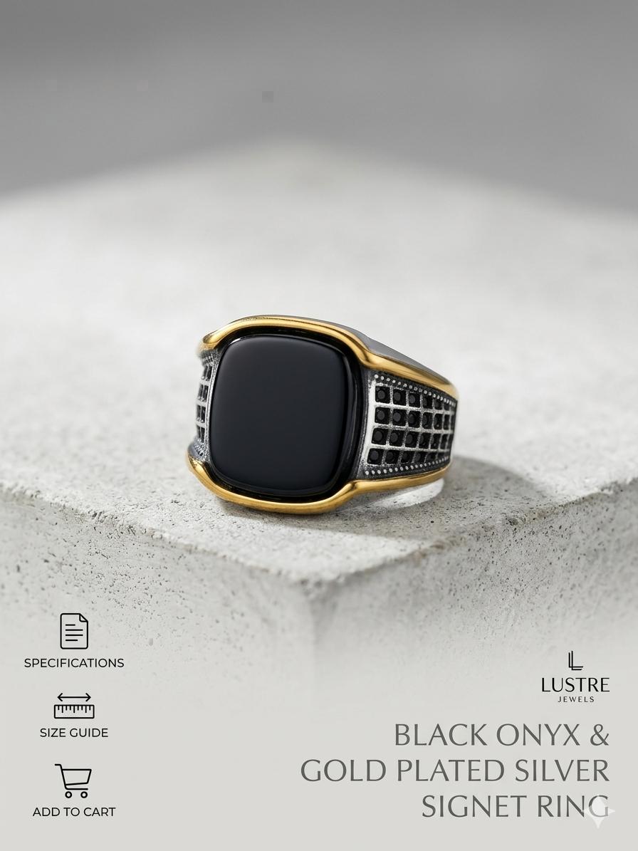 Dark Crown Silver Ring