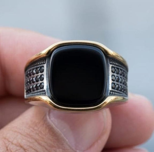 Dark Crown Silver Ring