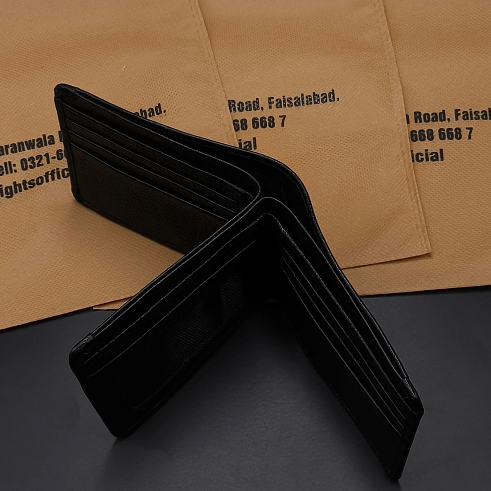 3 in 1 | Noir Wallet | 100% Leather