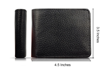 3 in 1 | Noir Wallet | 100% Leather