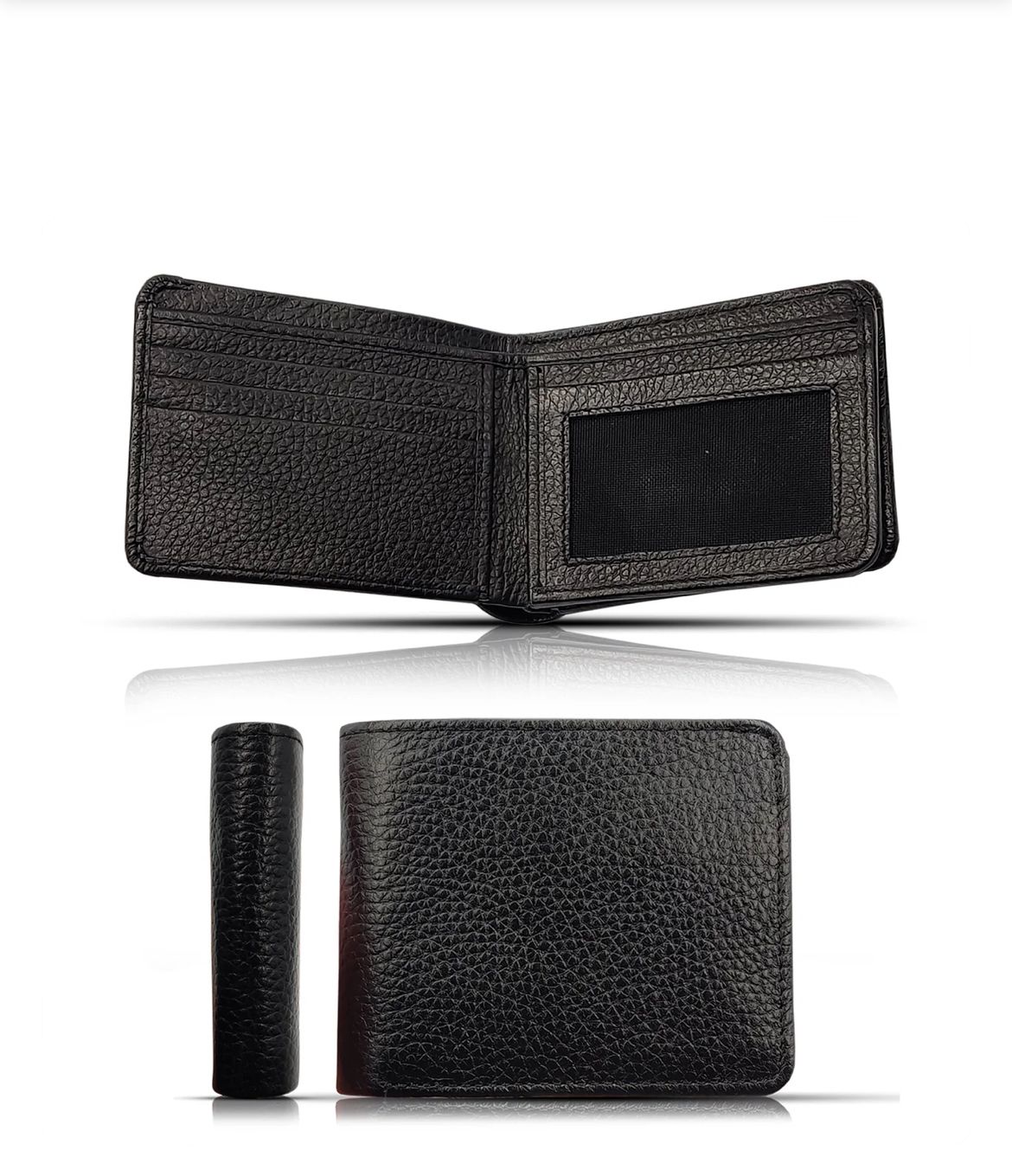 3 in 1 | Noir Wallet | 100% Leather